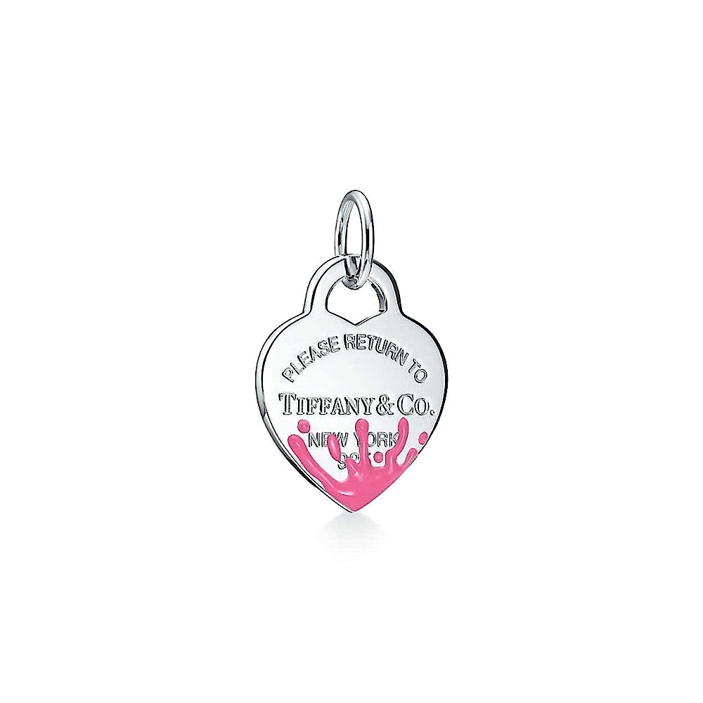 Return to Tiffany Color Splash Heart Tag Charm